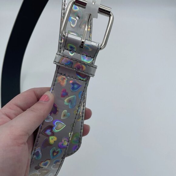 No Boundaries y2k holographic belt S/M - Picture 2 of 4